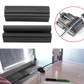Be In Your Mind Pack of 2 Golf Club Grip Replacement Clamps Putter Vice Handle Club Shaft Accessories Tool Solid Rubber Vice Clamp for Golf Club Shafts 8.8 x 2.64 x 2.67 cm