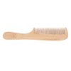 5pcs Bamboo Hair Comb Anti Statics Round Teeth Fragrance Wide
