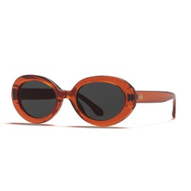 Hanukeii Unisex Tulum Sonnenbrille, Orange, One Size