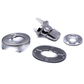 Turnbutton Fastener Cloth to Cloth kit Eyelet, Bases, Studs for Boat Canopy Canvas Cover Twist Fastener …