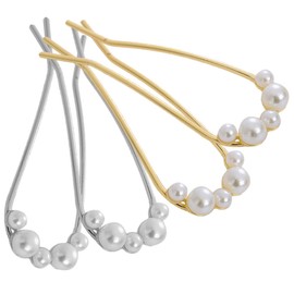 Beavorty 12 pcs Hairpin smooth stick for hair Vintage Forks Sticks for Updo Bun Hair Clips Stick for Buns Pearl Hair Chignon Pin hair pin flyaways hair stick Miss alloy Fashion hair bundle