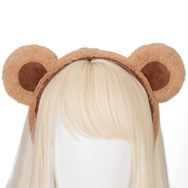 Bear Headband, Bear Ear, Beast Ear, Moe Moe Bear Ear, Cosplay Costume, Halloween Costume Accessory (Brown)