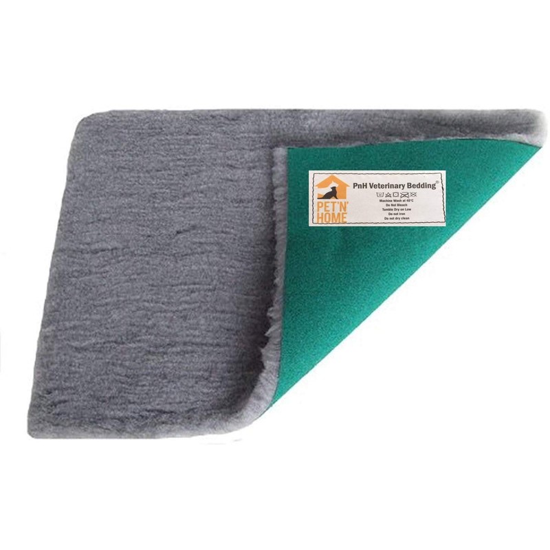PnH Veterinary Bedding - Green Back - GREY, BROWN, CHARCOAL