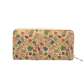 LAM GALLERY Vegan Cork Wallets Purse Handbags for Womens Eco Friendly Cork Clutch Bag, Wallet Leaf
