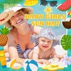 Jupsk Toddler Summer Sun Hat, Baby Girls Sun Hat Wide
