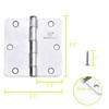 Door Hinge 3 1/2 Inch Interior Door Hinges Satin Nickel