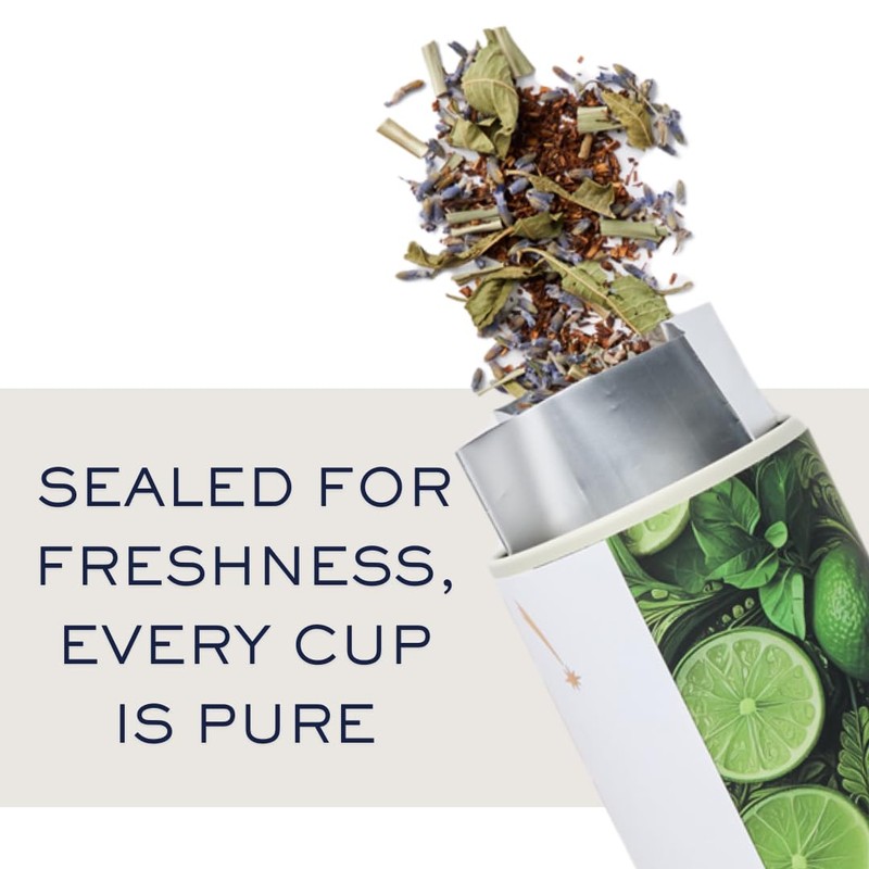 EZR Leaf Lemon Verbena Herbal Tea – Caffeine-Free Relaxing Blend