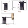 ThtRht 20 Pack PC Cooling Fan Screws Mounts Screwless Post