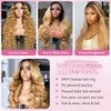 Body Wave Natural Black to Honey Blonde Lace Front Wigs