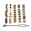 Viking Hair Beads, 110pcs Adjustable Stretchable Alloy No Fading Viking