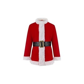 Afoxsos 7PCS Adult Christmas Green Monster Costume - Santa Claus Outfit Santa Suit Set (Including Mask) - XXX-Large