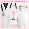 BESARME 2 Pack Badge Reel Retractable Nurse Gifts Flower Badge