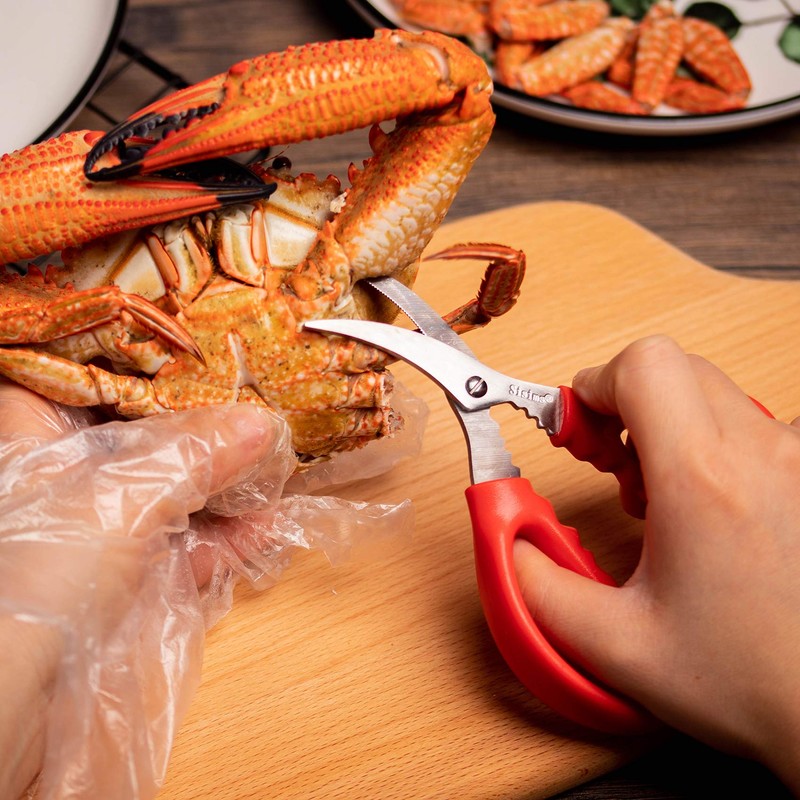6-piece crab crackers, crab leg scissors -king crab legs scissors-Seafood
