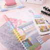 10PCS Binding Spine Combs 6 Holes Plastic Loose Leaf Binder