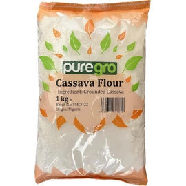 Puregro Cassava Flour 1kg, Pack of 1