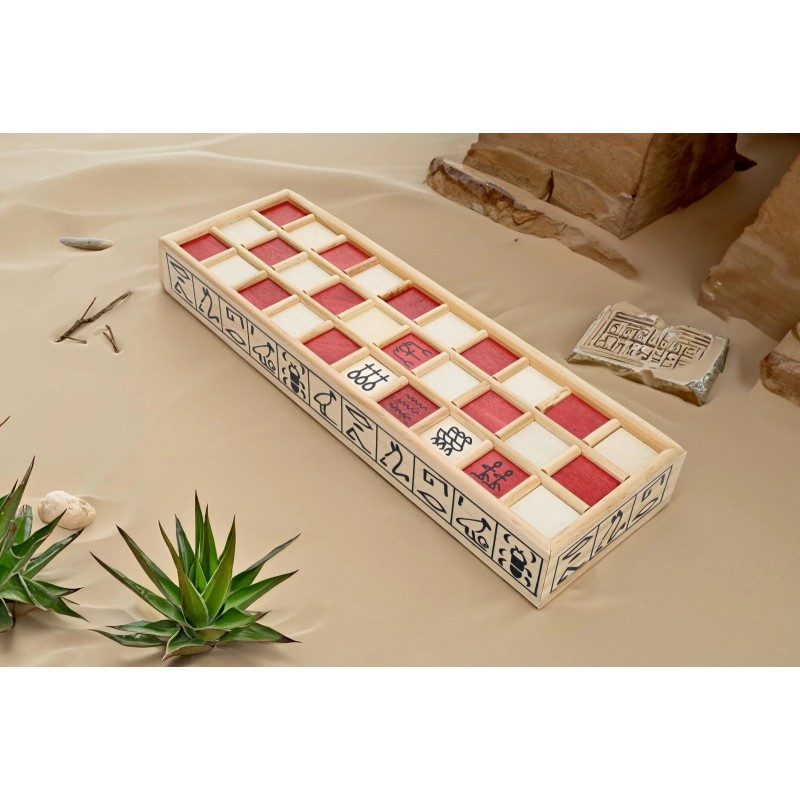 We Games Senet Egyptian Board Game – Handcrafted Solid Wood