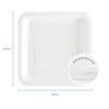 yesbox Paper Plates 10 Inch - Heavy Duty Biodegradable Disposable