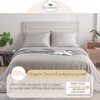 Eucalyptus Lyocell Bed Sheets, Hypoallergenic 100% Organic Tencel, Thermal Regulating