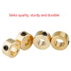 6/8/9/9.5/10mm Brass Depth Stop Collar Twist Drill Bit Shaft Woodworking