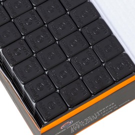 Myers Tire Supply King Point 1/4oz Black Steel Adhesive Tape Stick-On Wheel Weights, Low Profile, for Cars, Trucks and SUV’s, 576 Pieces