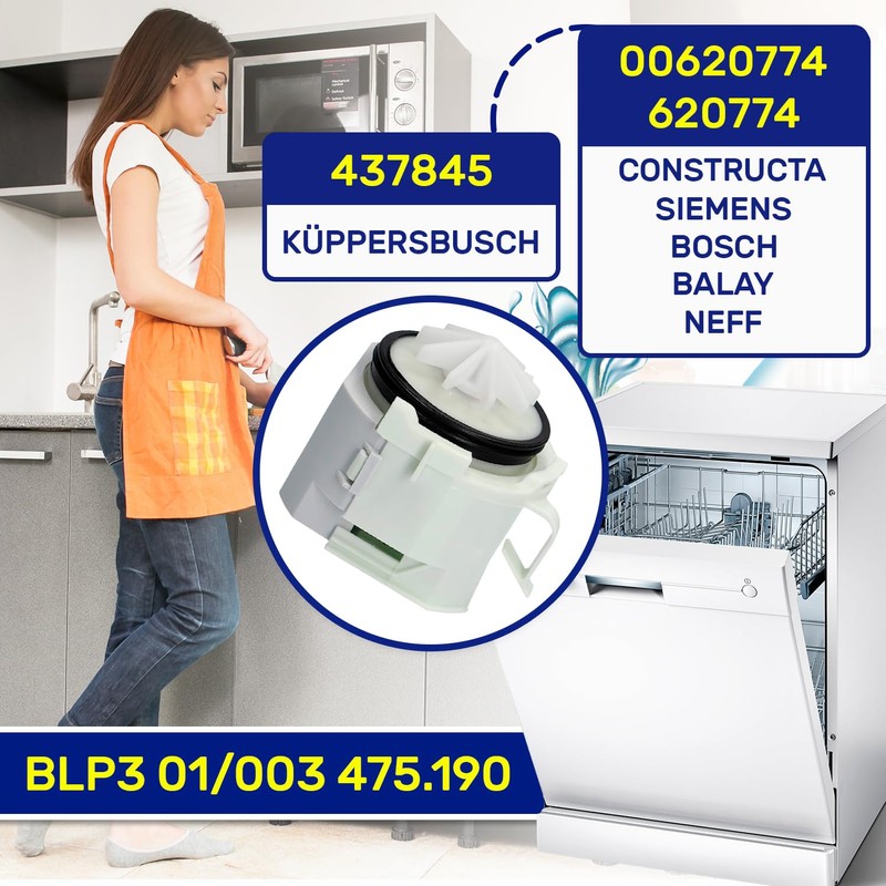 Drain Pump for Dishwasher BLP3 01/003 475.190 54V 55Hz with
