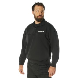 Rothco Security 1/4 Zip Job Shirt - Black, 2XL