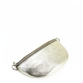 Bumbags for Ladies, Italian Genuine Leather Fashion Belt Bag Sling Shoulder Bag for Women Ladies Adjustable Multipurpose Chest Bag and Shoulder Bag (Gold)