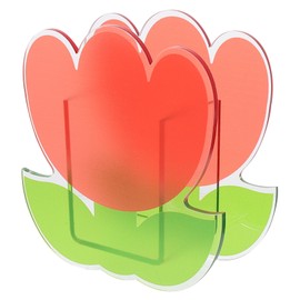 Ciieeo 1pc Acrylic Desktop Pen Holder for Boys and Girls Multipurpose Storage Organizer Dried Flower Vase Cute Unique Design for Home Office Decor