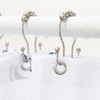 Goowin Shower Curtain Hooks, Rust Resistant Shower Curtain Rings Metal