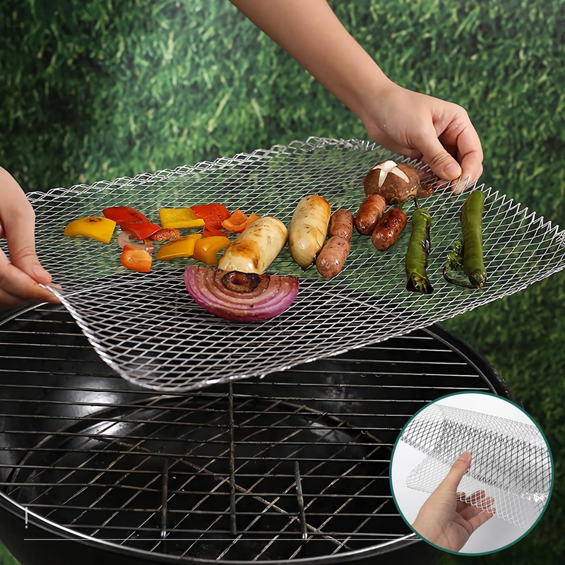 aglehome Grill Topper, Grill BBQ Disposable Grill Toppers, 10 Pack