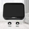 EUNEWR Automatic Dustbin Non-Contact Infrared Motion Sensor Bin 12L (Black)
