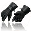 Milwaukee Leather Men's Leather Gauntlet Lined Motorcycle Hand Gloves -
