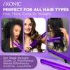IKONIC 1.25” Floating Plates, 100% Pure Ceramic Hair Straightener &