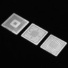 33pcs BGA Universal Reballing Rework Net Stencils Steel Template Mesh