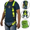 JORESTECH Safety Full Body Harness 3 D rings and Tool