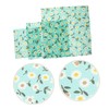 KOMBIUDA Beeswax Food Wraps Reusable Wraps for Bowl Kitchen Wraps