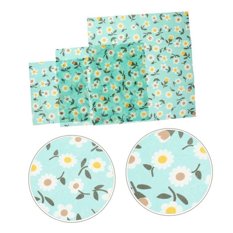 KOMBIUDA Beeswax Food Wraps Reusable Wraps for Bowl Kitchen Wraps