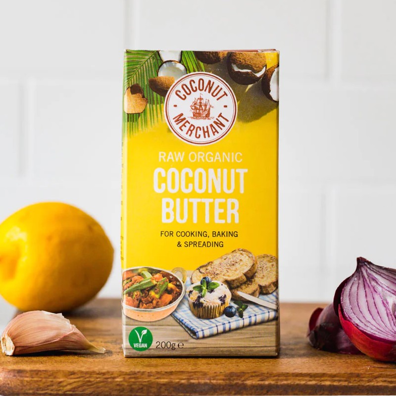 Organic Coconut Butter (200g) Vegan | Great for Cooking and