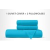 Sapphire Collection Plain Duvet Cover With Pillow Case Non Iron
