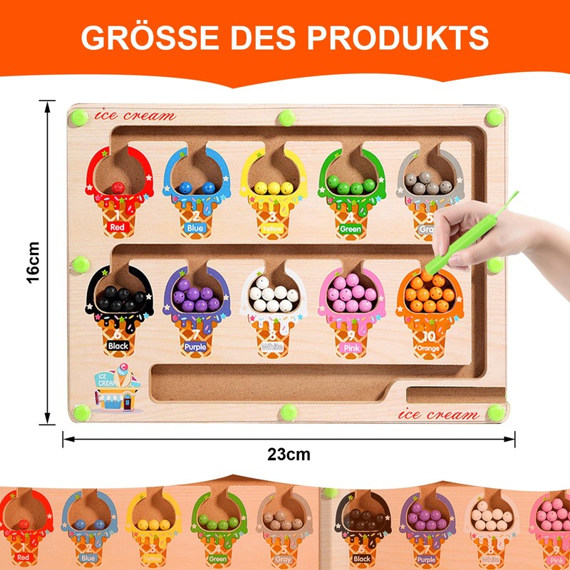 Montessori Toy from 2 3 4 Magnetic Game Labyrinth Gift