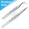 Tweezers Set of 4 Anti-Static Stainless Steel Precise ESD Tweezers