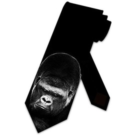 Three Rooker Gorilla Ties Mens Animal Necktie