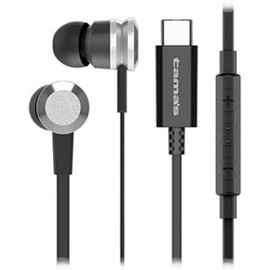 Tama Electronics Industrial TSH57CK Stereo Earphones, Smartphone Use, Handsfree Support, Type-C Connector Type