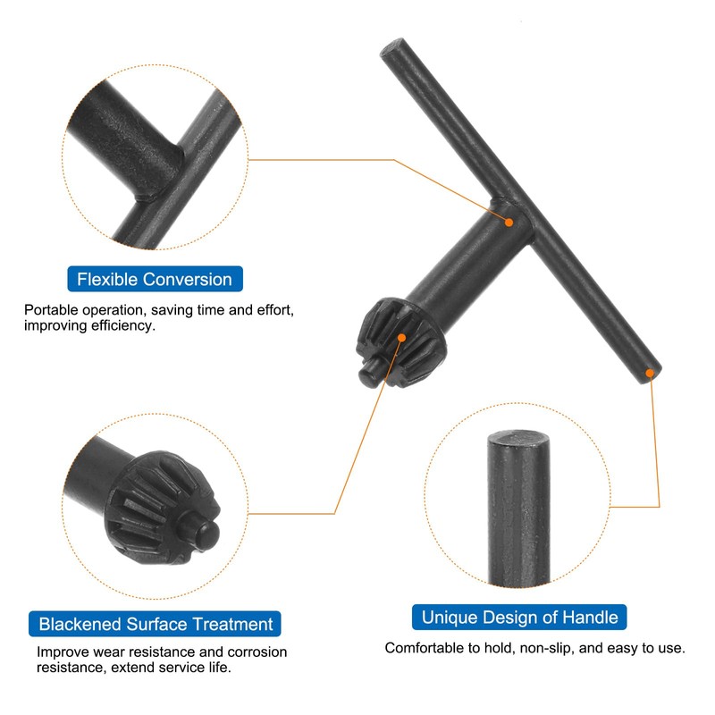 QUARKZMAN Drill Chuck Key 3 mm Key 11 Teeth for
