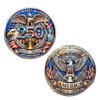 U.S. Army 250th Anniversary Commemorative Gold-Plated Challenge Coin, Double-Sided High