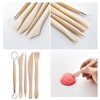 32Pcs Polymer Clay Tools Durable Wood Metal Comfortable Handle Food