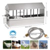 Automatic Chicken Waterer Stainless Steel Large Metal Chicken Waterer System