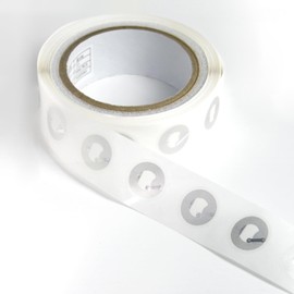 100 PCS Round NFC Tags Stickers - NTAG213 Chip, Blank, Adhesive Labels, RFID Tags, Rewritable, 137 Bytes Memory, Compatible with All NFC-Enabled Smartphones and Devices