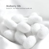 Two-Sided 100% Mulberry Silk Hypoallergenic Pillowcase Slip Skin Face Hair