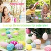 24 x Easter Eggs for Hanging, Colourful Plastic Eggs Easter,